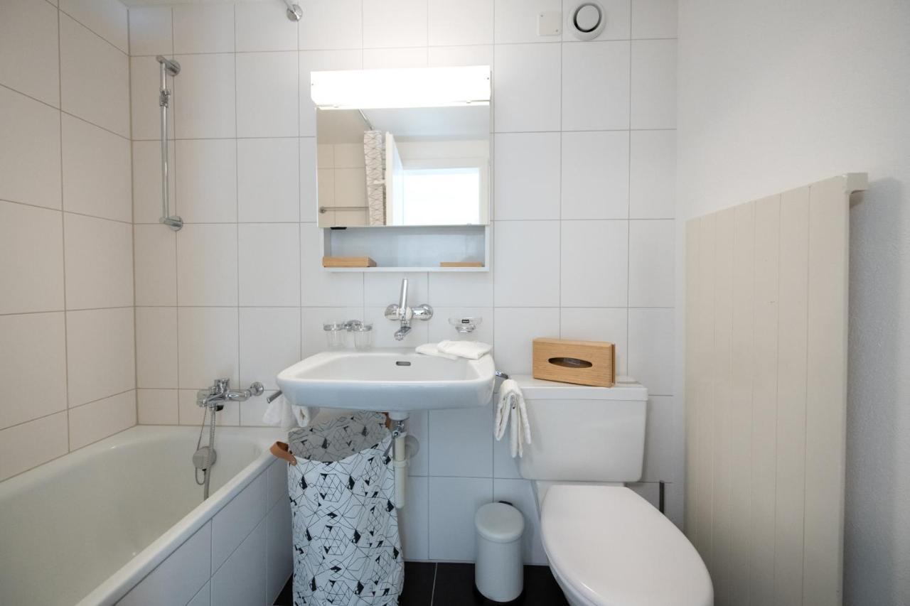 Agrimonia - Moebilierte Ferienwohnung Mit Balkon Davos Exterior foto